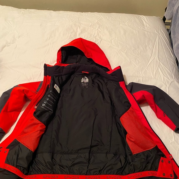 Spyder Men’s insulated/Gore-Tex jacket, pant & Gloves full match set - Picture 5 of 11